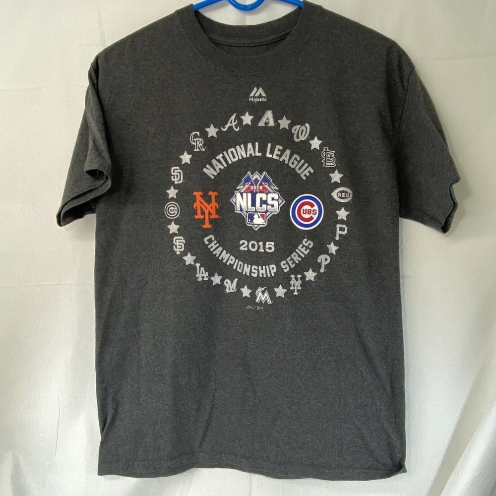 CHICAGO CUBS New York METS NLCS 2015 Series Rooster T-shirt Large